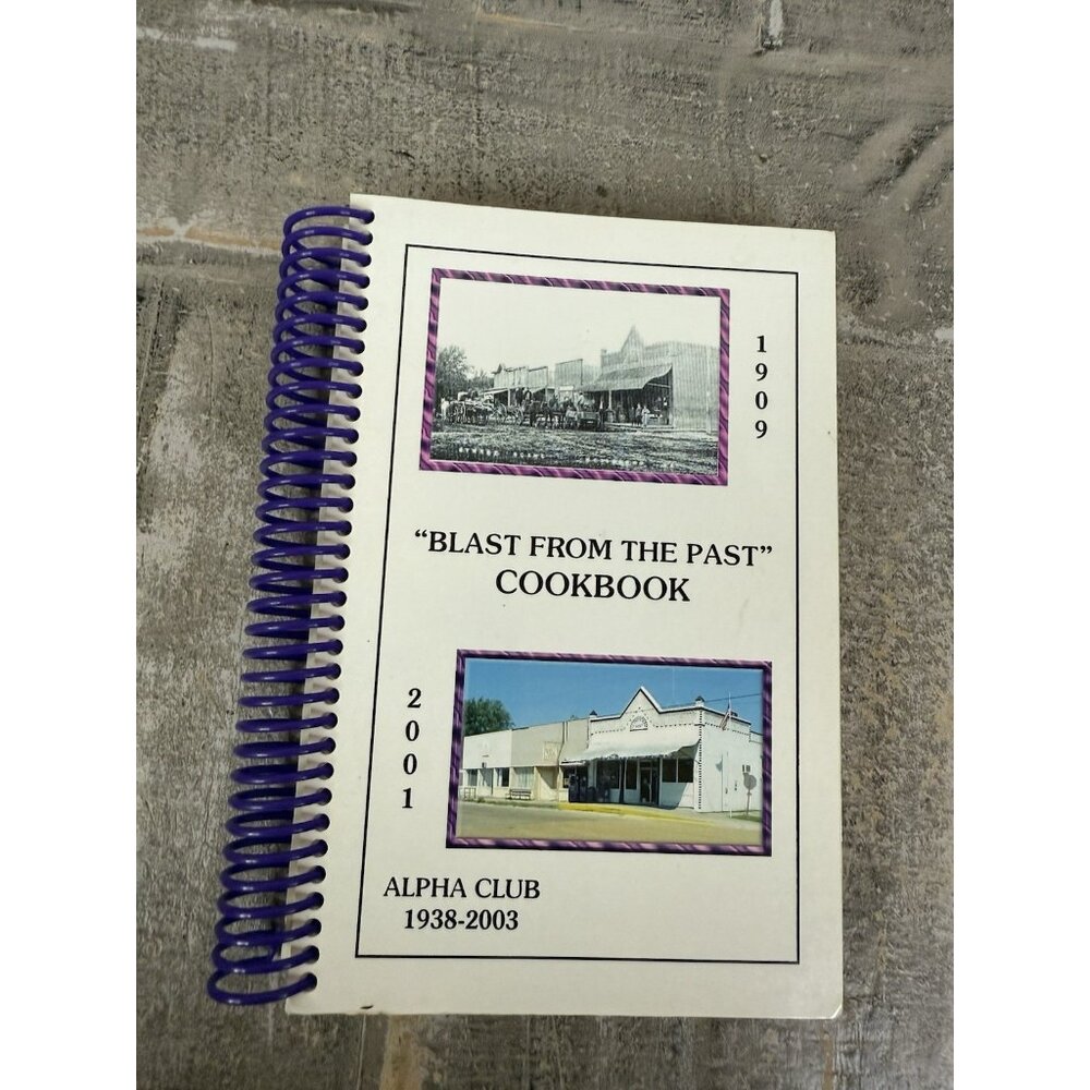 Blast From The Past Cookbook Alpha Club